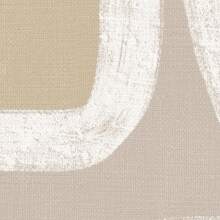 2 套中性版画，米色抽象墙面艺术，极简主义家居装饰，客厅抽象几何中性色块条纹版画，无框，帆布，海报礼物生日毕业 - 米色 - 查看 2