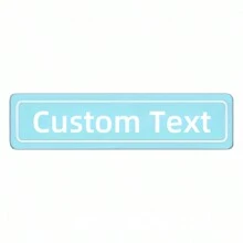 1pc Personalized Road Sign, Custom Metal Road Sign Plate With Name Text, Interesting Outdoor Road Sign For Bedroom, Commercial, Yard Wall Decor