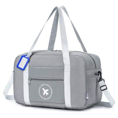 Cabin Bag 40x20x25 Underseat Foldable Travel Duffel Bag Holdall Tote Carry On Hand Luggage Overnight For Women And Men 20L Travel Bag For Suitcase Overnight Bag Gym Bag Duffel Bag Weekend Bag For Luggage Carry On Bag College Bag Luggage Bags Weekender Bag Hospital Bag Holiday Waterproof Bag Winter Back To School Supplies Bag For School School Accessories School Stuff