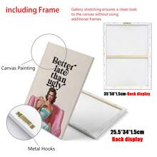 1PC Girl Room Decor, Wall Art, Bedroom Decor, Funny Wall Art, Retro Vintage Posters, Wall Decor Posters, Wall Canvas Decor, Ideal Gifts For Hallway Bedrooms And Living Rooms Birthday Graduation