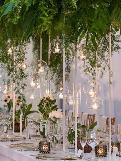 5 st mikrovågsflaskor i landskap, hängande glasvas, rund hängande ljusstake i transparent glas, lämplig för bröllopsdekoration, högtidsdekoration, heminredning, hängande vas, gör-det-själv-present, hängande flaska