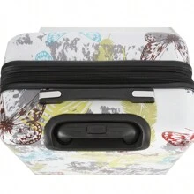 Design francez de marcă europeană Material POLICARBONAT de 20 de inci, imprimare completă, extensibilă, de capacitate mare, silențioasă, cu blocare sigură, impermeabilă și rezistentă la zgârieturi, esențială pentru călătorii, obligatorie pentru vacanță, elegantă și la modă, ușoară și confortabilă, cadou special pentru călătorii de familie, articol de top pentru primăvară/vară, în culori strălucitoare, potrivită pentru bărbați și bagaje de mașină.