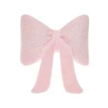 1PCS Bowknot Pillows Throw Pillows Stuffed Bow Shaped Pillow Cute Soft Bow Throw Pillow Cute Pillows - Available In Multiple Colors And Sizes - Pink - View 2