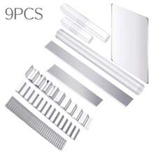 9pcs Pottery Clay Sculpting Tools Set Including Acrylic Rolling Pin, Steel Knife, Tray And Storage Box For Ceramic Art - Combination - View 11