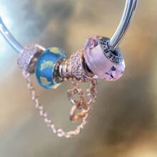 1pc Original Handmade Murano Glass Charm, Authentic Murano Glass Charms For Bracelets, Murano Faceted Charms, Handmade Diy Bead Charms, Jewellery Gifts For Women - Faceted - View 12