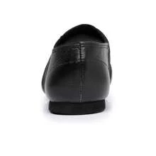 Jazz Dance Shoes Soft Bottom Non-Slip Practice Shoes Stretch Yoga Ballet Jazz Dance Shoes PU Leather Practice Shoes - Black - View 2