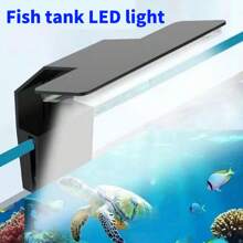 RGB Color Clamp Fish Tank Light,Aquarium Light,Full Spectrum Planted Tank Lamp,USB High Brightness LED Aquarium Light, White & Blue Spectrum For Aquatic Plants,Suitable For Round And Square Fish Tanks
