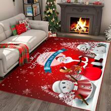 1 tấm thảm nhung pha lê phong cách Giáng sinh, sử dụng thương mại cho phòng khách, phòng ngủ, trang trí nhà cửa - và 1 - Xem 2