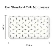 3pcs Baby Crib Sheets 120*60cm, Newborn Infant Bed Linen, Breathable Crib Mattress Cover - Multicolor - View 9