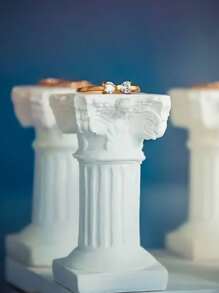 1/2pcs Mini Roman Column Greek Column Wedding Decorations Resin Roman Column Classic Greek Statue Office Desk Decor Architectural Sculpture Wedding Table Decor Home Wedding Gift - Multicolor - View 10