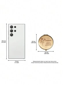 1 PIÈCE Impression personnalisée : Miroir compact personnalisé avec nom - Verre haute définition avec lentille grossissante 2X finition bronze antique. Cadeau idéal pour la mère, la tante, la grand-mère, la fille, la nièce, la sœur, l'amie, la petite amie, l'épouse, la mariée, la demoiselle d'honneur, la marraine, la mère, la belle-mère, la collègue. Parfait pour les fêtes, les anniversaires, les mariages, la fête des mères, la Saint-Valentin, Noël, le Nouvel An, la fête des enseignants, les anniversaires, la remise des diplômes, les baby-showers.