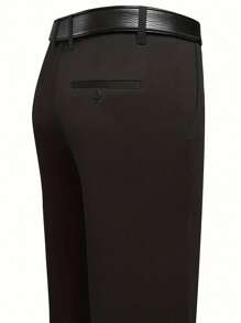 1 条装男士保暖商务休闲长裤，秋冬季通勤保暖