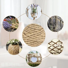 1pc Assorted 2/3/4mm Yellow Rope, Plumbing Braid, DIY Craft Rope, Art Decoration, Gift Packaging Rope