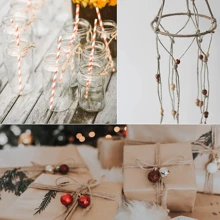 1pc Assorted 2/3/4mm Yellow Rope, Plumbing Braid, DIY Craft Rope, Art Decoration, Gift Packaging Rope