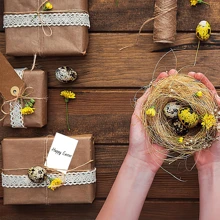 1pc Assorted 2/3/4mm Yellow Rope, Plumbing Braid, DIY Craft Rope, Art Decoration, Gift Packaging Rope