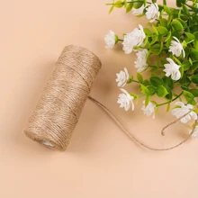 1pc Assorted 2/3/4mm Yellow Rope, Plumbing Braid, DIY Craft Rope, Art Decoration, Gift Packaging Rope