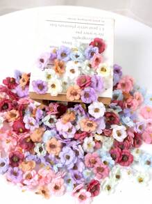 50 piezas/30 piezas Cabezas de flores de margarita artificiales de 3 CM/1.18 pulgadas, flores artificiales falsas, cabezas de flores de margarita artificiales, utilizadas para manualidades DIY, bodas, vestidos, decoración de fiestas, regalos, decoración del hogar, cumpleaños, graduación, decoración de otoño