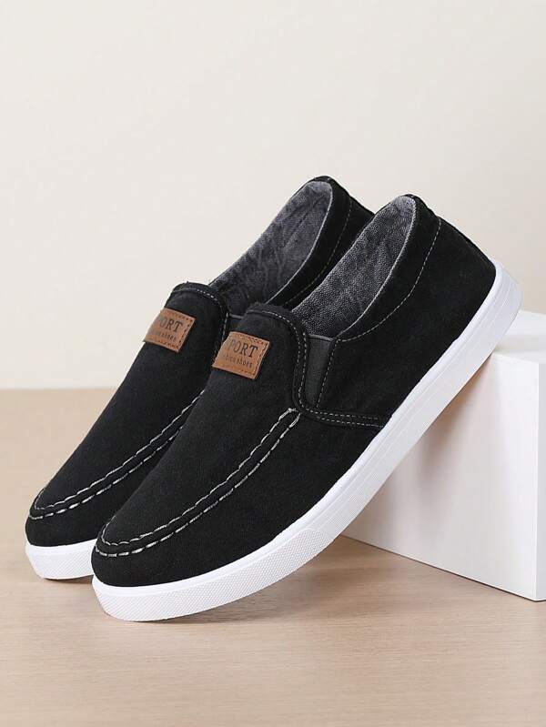 Sapatos casuais masculinos de lona, tênis confortáveis e respiráveis, lançamento primavera/verão