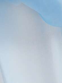 Young Girls Blue Cap Sleeve Fantasy Princess Dress For Costume Party