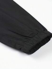 3 件套 Tween Boy 休闲抽绳腰工装裤，春夏 - 軍綠色 - 查看 5