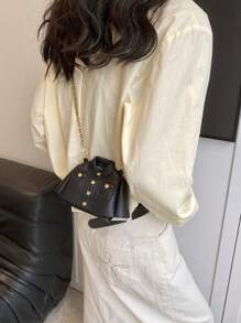 超级迷你包时尚个性化服装形状可爱包多功能配件斜挎包，尽管实用性较低 - A - 查看 5