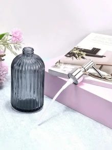 1pc 13.53oz Bình đựng xà phòng thủy tinh có vòi bơm, Chai đựng kem dưỡng da để bàn, Bình đựng xà phòng lỏng để bàn kiểu nhấn, Bình đựng nước rửa tay trong phòng tắm, Chai đựng dầu gội/sữa tắm có thể nạp lại, Phụ kiện phòng tắm, Trang trí nhà cửa, Trang trí phòng tắm gia đình Mùa hè trở lại trường - Nhiều màu - Xem 10