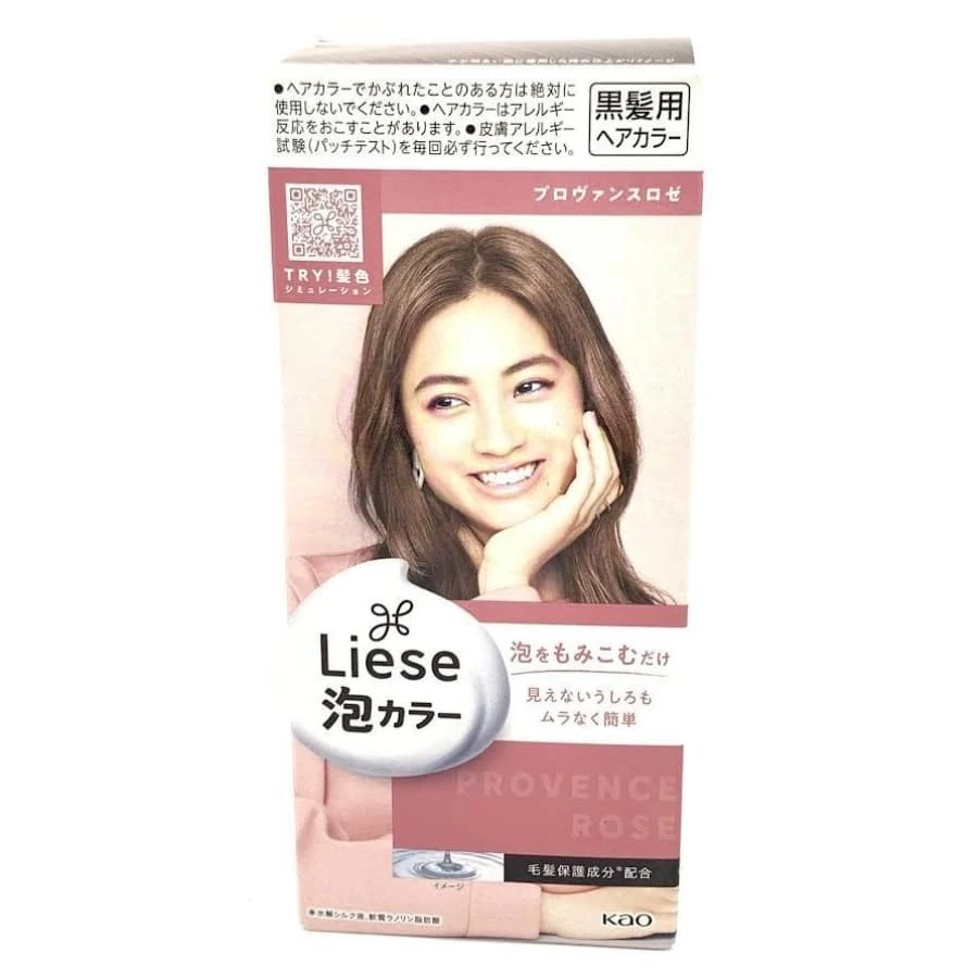 Kao Liese Prettia Creamy Bubble Color Hair Dye 1pc (Choose Your Color) - 普羅旺斯玫瑰 - 查看 1