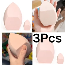 3 pezzi di spugne per il trucco extra-large, grandi miscelatori per il trucco, in materiale idrofilo che si espande in acqua, applicazione rapida del trucco, morbidi sulla pelle, ideali per il fondotinta, riutilizzabili senza perdere pezzetti, alta densità e rimbalzo, strumento per il trucco di qualità superiore