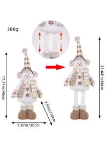 1个/2个，可爱雪人装饰品，适合窗户、桌面装饰和节日场景布置，是生日、家居装饰、圣诞节装饰、房间装饰、冬季圣诞节装饰、家居圣诞礼物、圣诞装饰品等的理想之选。 - 彩色 - 查看 13