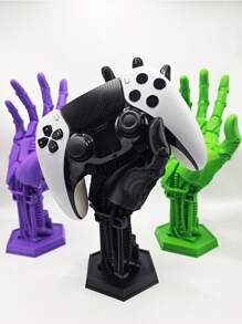 1st 3D-tryckt PS5-spelkontrollfäste Cyberpunk Robotic Arm Model, PS4/PS5/XSX/Switch Pro Universal Controller Bracket, Game Enthusiast Controller Display Stand, Heminredning, datorskrivbord Creative Ornament, Host Controller Accessories, Manlig present, Födelsedagspresent