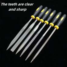 Assorted File Set File Cutter Mini File Carpentry Sanding Tool Small File Cutter Ultra-Fine Splinter Knife Mini File Knives - one-size - View 1