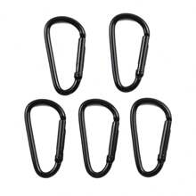 10 chiếc móc khóa leo núi hình chữ D sơn màu 35mm, kẹp móc chìa khóa bằng hợp kim Phụ kiện trang sức DIY - Carabiner hình chữ D - Xem 16