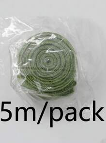 (5 Meters/Roll) Colored Burlap Wire Edge Shaping Ribbon DIY Gift Packaging Butterfly Wedding Decoration Strap Handmade Materials And Accessories Valentine Day