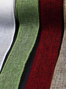 (5 Meters/Roll) Colored Burlap Wire Edge Shaping Ribbon DIY Gift Packaging Butterfly Wedding Decoration Strap Handmade Materials And Accessories Valentine Day