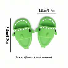 1 par de lindas zapatillas de casa con diseño de hámster de dibujos animados y oso dorado, zapatillas de casa coloridas, zapatillas de tiburón en miniatura, accesorios para fotos, zapatos de muñeca