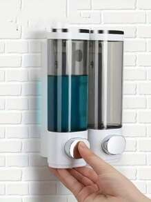 1 件壁挂式皂液器、手动液体皂液器、300 毫升洗发水/沐浴露皂液器、浴室皂盒、浴室配件、家居装饰、家居用品家居浴室装饰秋季装饰返校 - 彩色 - 查看 2