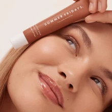 Summer Fridays 0.5 Oz/ 15 G  Lip Butter Balm For Hydration & Shine Color: Vanilla Beige - Iced Coffee - 查看 6