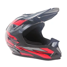 AD 1 Mũ bảo hiểm Motocross màu đỏ và đen dành cho xe đạp địa hình, bảo vệ xe đạp điện và xe đạp, mũ đua xe địa hình cho nam và nữ, mũ bảo hiểm mọi mùa - Đỏ - Xem 4