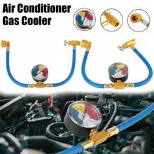 R134a Refrigerante Open Valve Charging Pipe Freon R134a Air Conditioning Recharge Hose Car Air Conditioner Tools - Blue - View 7