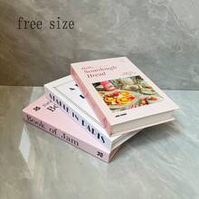 3 件可折叠假书，简单装饰书，家居装饰道具最佳礼物