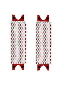 1/2 Pcs Reusable Microfiber Mop Pads Replacement For UltraMat XL Wet/Dry Flat Mop, Cleaning Tool Refill - Multicolor - View 13