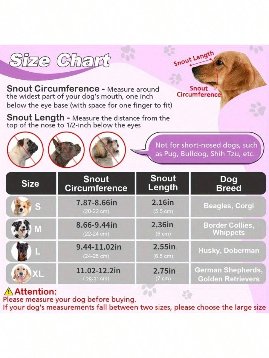 Museruola Per Cani CollarDirect - Regolabile, In Nylon Tribale, Per Taglie Piccole, Medie, Grandi