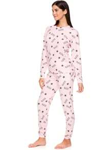 U.S. Polo Assn. Womens Pajama Sets, Soft Knit Pajama Sets For Women 2 Piece, Womens Pajama