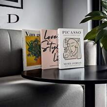 3 件可折叠假书，简单装饰书，家居装饰道具最佳礼物