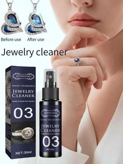 Solución limpiadora de joyas, reloj, anillo de diamante, limpiador de esfera. Elimina el oscurecimiento y la oxidación. Limpia y mantiene las joyas de oro, collares y artículos de joyería