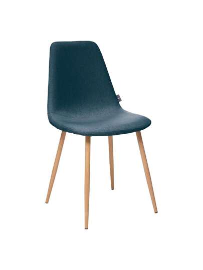 Atmosphera Set Of Denim Blauw 'roka' Chairs. Free Shipping In 24/48h view 2