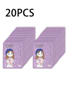 1/3/5/10/20/30/50 件淡香薰衣草蒸汽眼罩、热敷眼罩、睡眠自热眼罩、旅行必备品、一次性眼罩、质地温和、低致敏性、适合所有肤质、学校、返校、旅行、旅行必备品、居家必备品、眼罩、睡眠面罩 - 紫色 - 查看 15