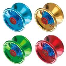 yoyo ioio de metal com rolamento profissional responsivo - io io brinquedo aluminio super speed - Multicolorido - Visão 4