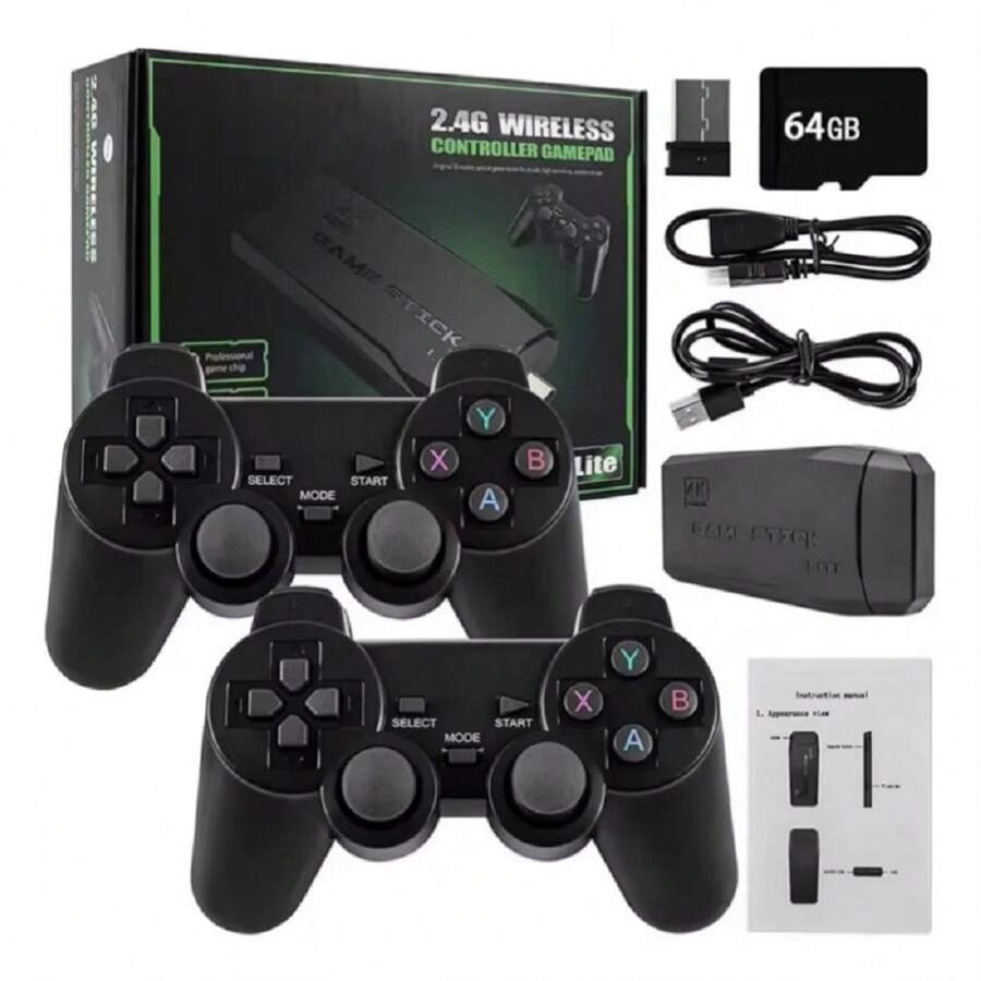 New 2.4G Wireless Dual Joystick Game Controller For Home Gaming Console,HD Two-Player Arcade Games