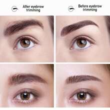 1支装可充电电动眉毛修剪器，女士眉毛修剪器，鼻毛修剪器，脱毛器，多功能体毛修剪器，脱毛笔，唇形修饰器，适用于眉毛和面部毛发修剪 - 白色 - 查看 6